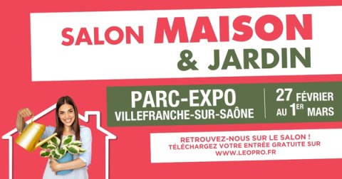 Affiche Salon maison & jardin Villefranche-sur-Saône 2026